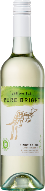 [ yellow tail ] Pure Bright Pinot Grigio bottle